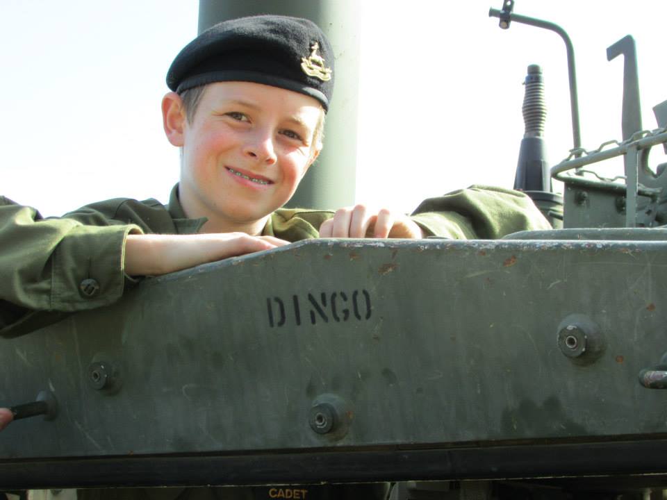 Guild Supported Cadet in a "Dingo"