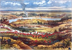 The Capture of Batoche painting